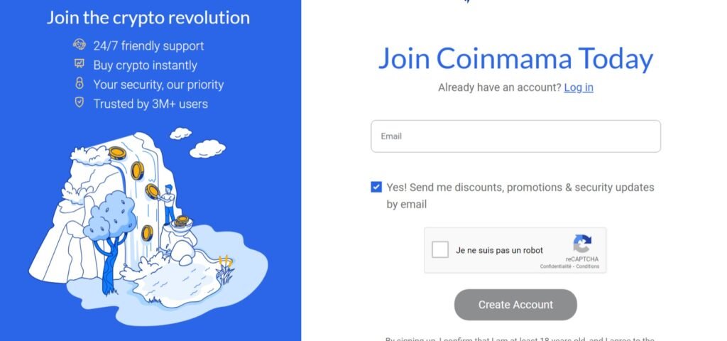 Coinmama Sign up