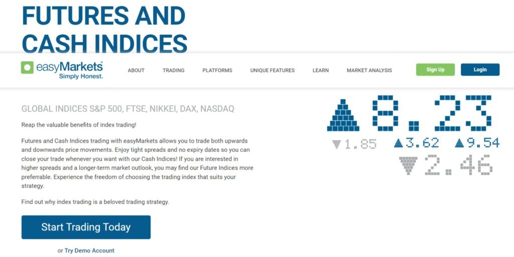easyMarkets Indices